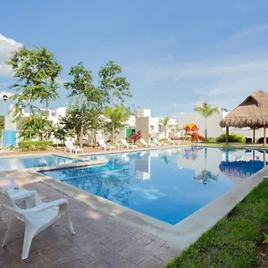 Apartamento Gema Turquesa En Privada Con Seguridad Y Familiar , Playa del Carmen México